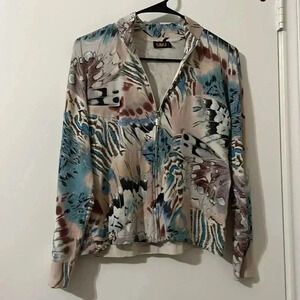 UbU Artsy Butterfly Wing Zip Up Jacket Size XS